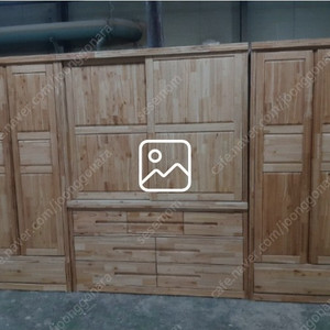 원목 슬라이딩 옷장세트