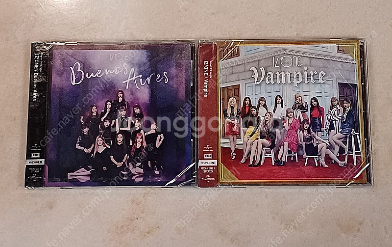 (미개봉CD) 아이즈원 일본 2집 , 싱글3집--0