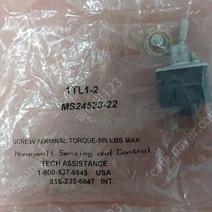 [새것] 토글스위치 / HONEYWELL 2TL1-1 / 상세 내용참조