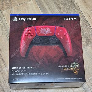 미개봉 새제품 ps5 몬스터헌터 와일즈 한정판 듀얼센스