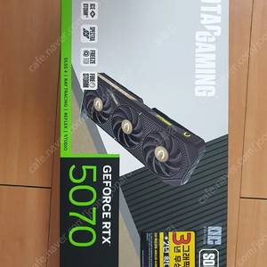 조텍 ZOTAC RTX 5070 SOLID OC D7 12gb 미개봉