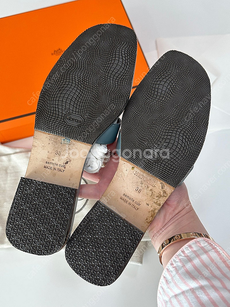 에르메스 정품 오란 38 가격내림--2