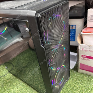 데스크탑 본체 AMD 라이젠5 2600X six-core processor 3.60GHz 벤큐 모니터 마우스 키보드 덤