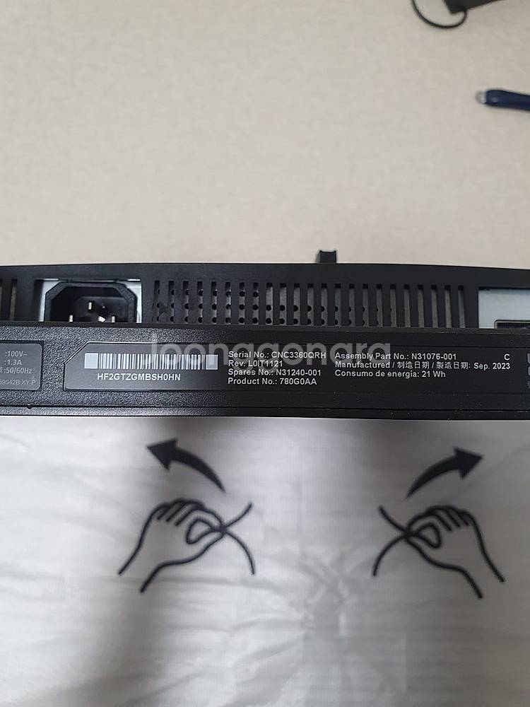 OMEN 27 FHD 165hz 모니터 메인보드 (부품...--1