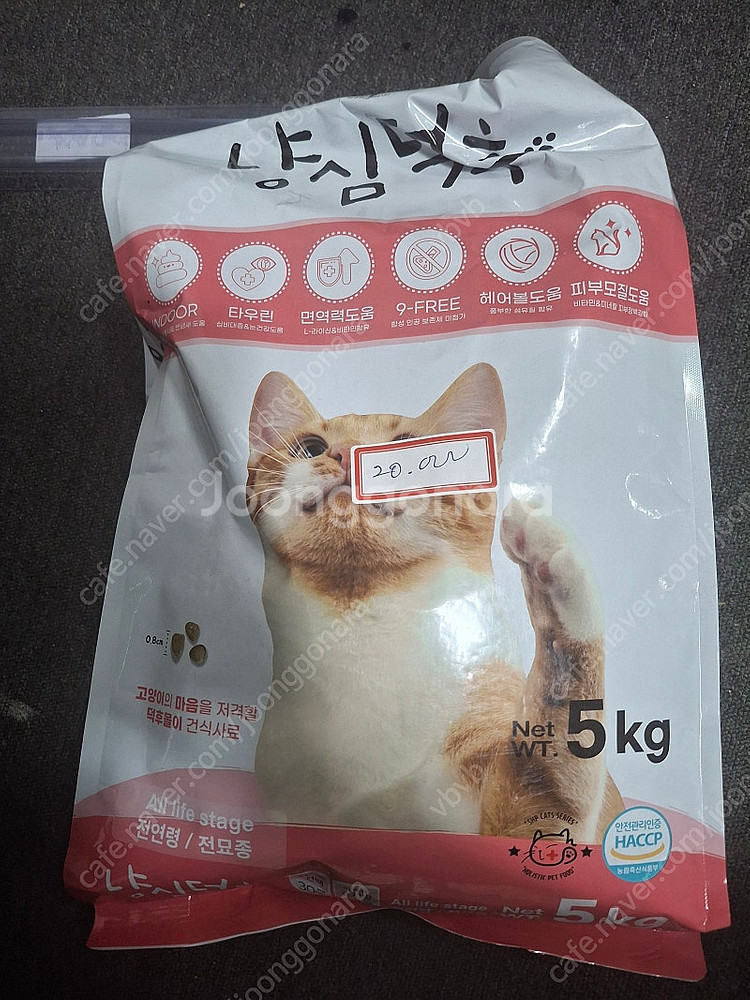 강아지 사료 싸게 팔아요...anf..브이투 고양이 사...--0