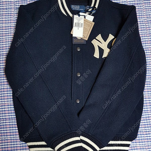 [S] 폴로 x MLB 24FW 뉴욕 양키스 바시티 울 자켓 팝니다.
