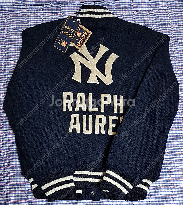 [S] 폴로 x MLB 24FW 뉴욕 양키스 바시티 울...--1