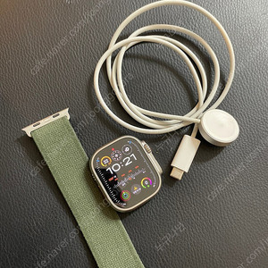 애플워치 울트라2 실버 49mm 무기스