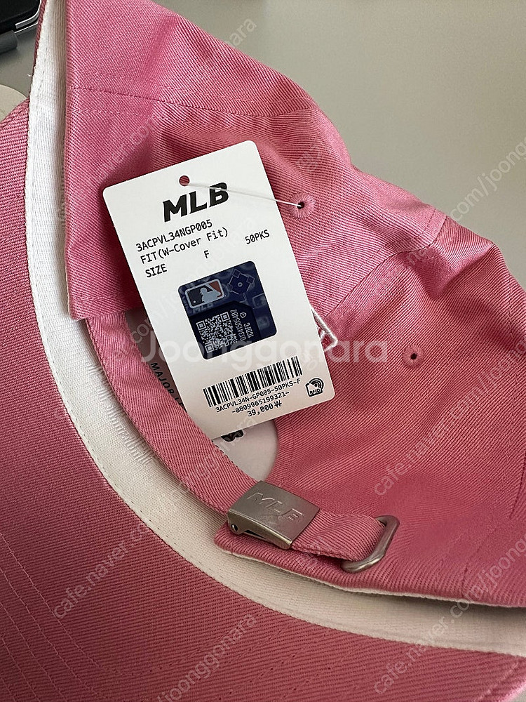 MLB 양키스 핑크 볼캡 (새상품)--1