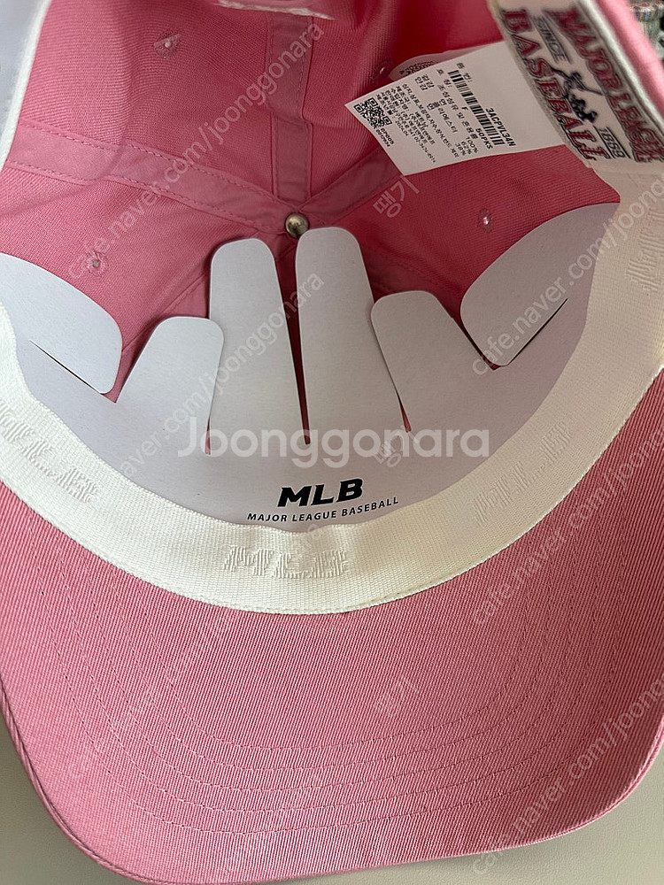 MLB 양키스 핑크 볼캡 (새상품)--2