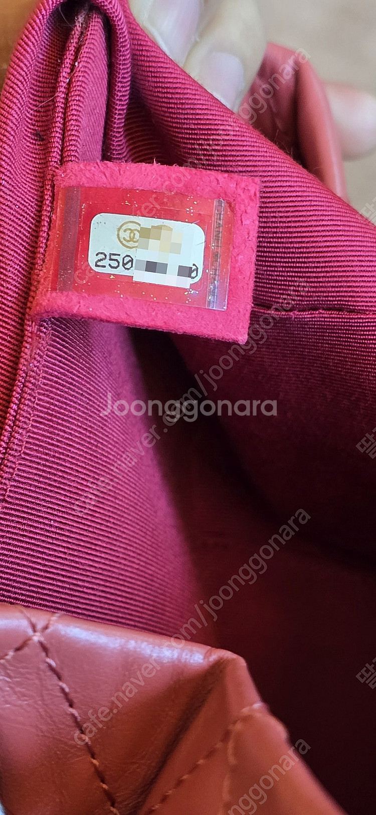 샤넬 가브리엘 백팩 스몰 페일핑크&버건디--4