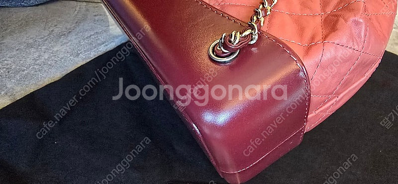 샤넬 가브리엘 백팩 스몰 페일핑크&버건디--8