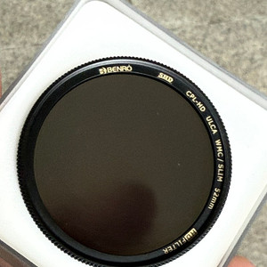 벤로 cpl 필터 미사용 팔아요 52mm