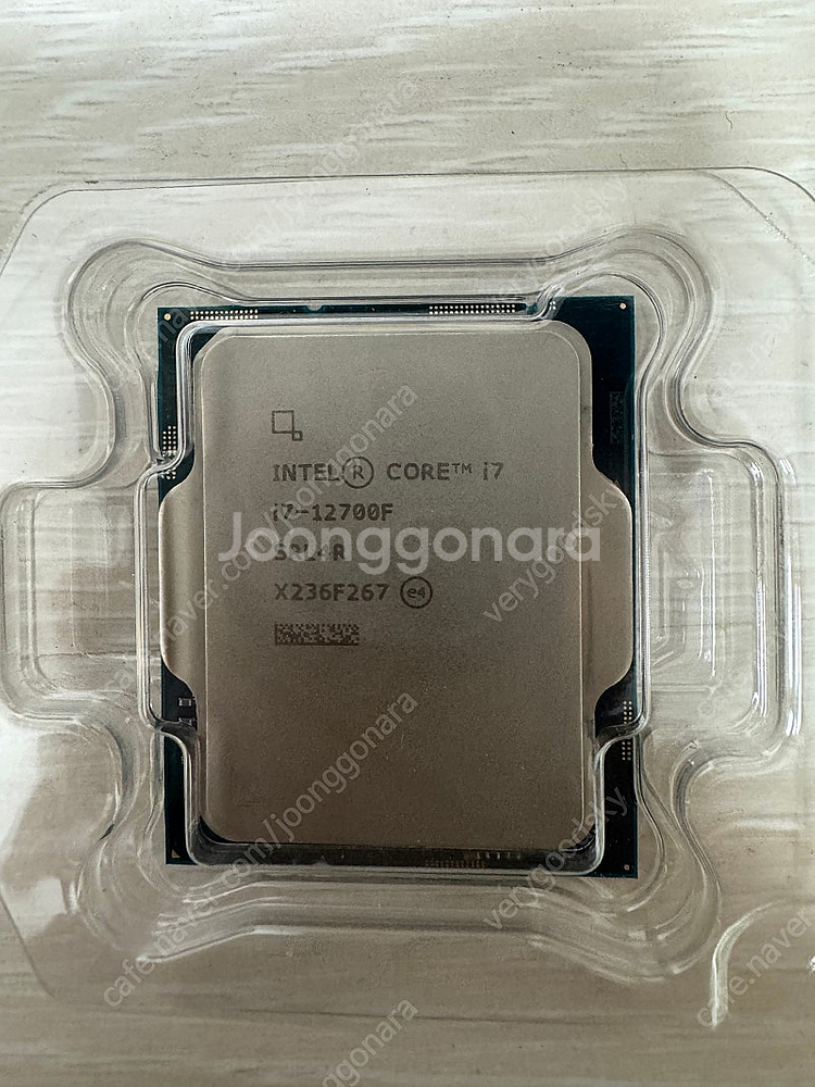 인텔 i7-12700F CPU 정품 팝니다--0