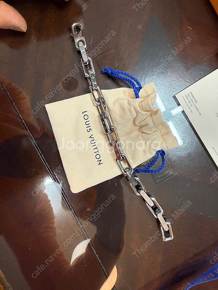 루이비통 정품 버질아블로 모노그램 스틸체인팔찌 백화점구...--2