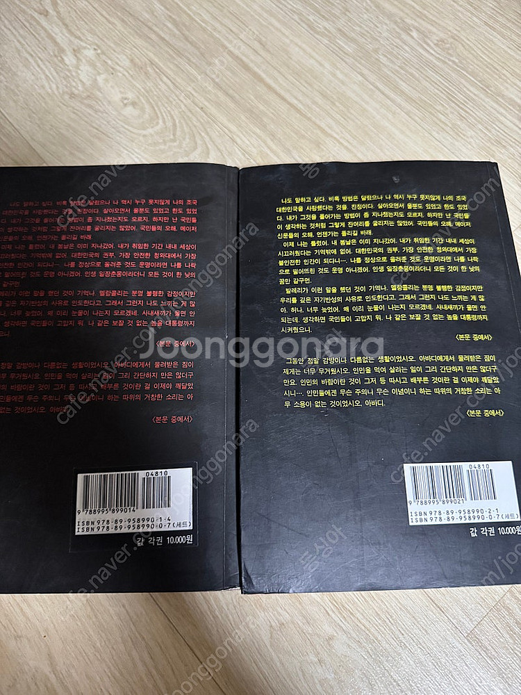 <그날> 상.하 전권 박성부 정치모험소설--2