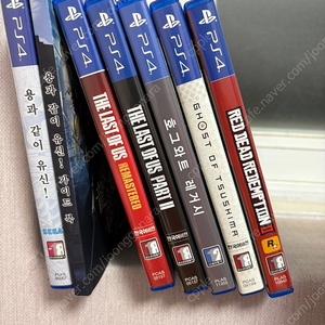 PS4 타이틀 판매합니다.(용과같이, 고오쓰, gta5, 디아4)