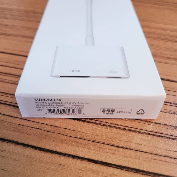 정품 애플 라이트닝 Lightning Digital AV 어댑터+애플 SD카드 리더기 일괄--5