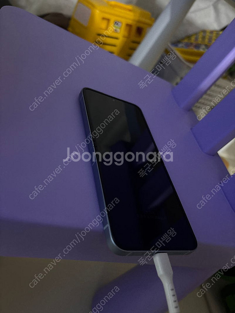 갤럭시 z flip 6 512gb 블루 액정교체 배터리...--0