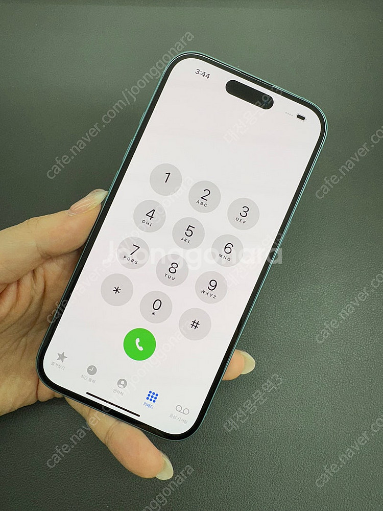 [대전중고폰] 076598 아이폰16 틸 그린 128G...--5