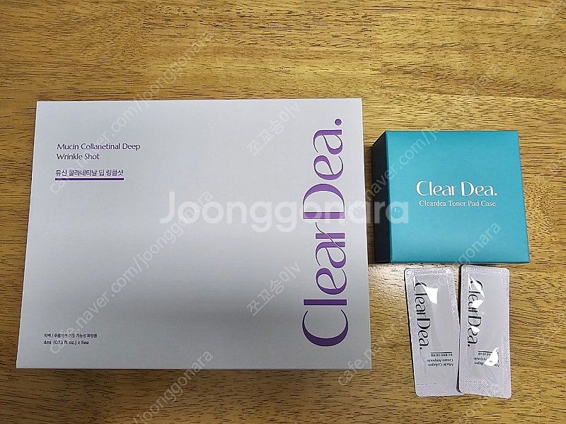 클리어디어 클디 뮤신 링클샷 한박스 팝니다 운비포함가--0