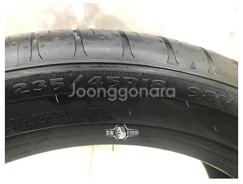 중고타이어 굿이어 이글투어링 235/45R18 K5DL...--4