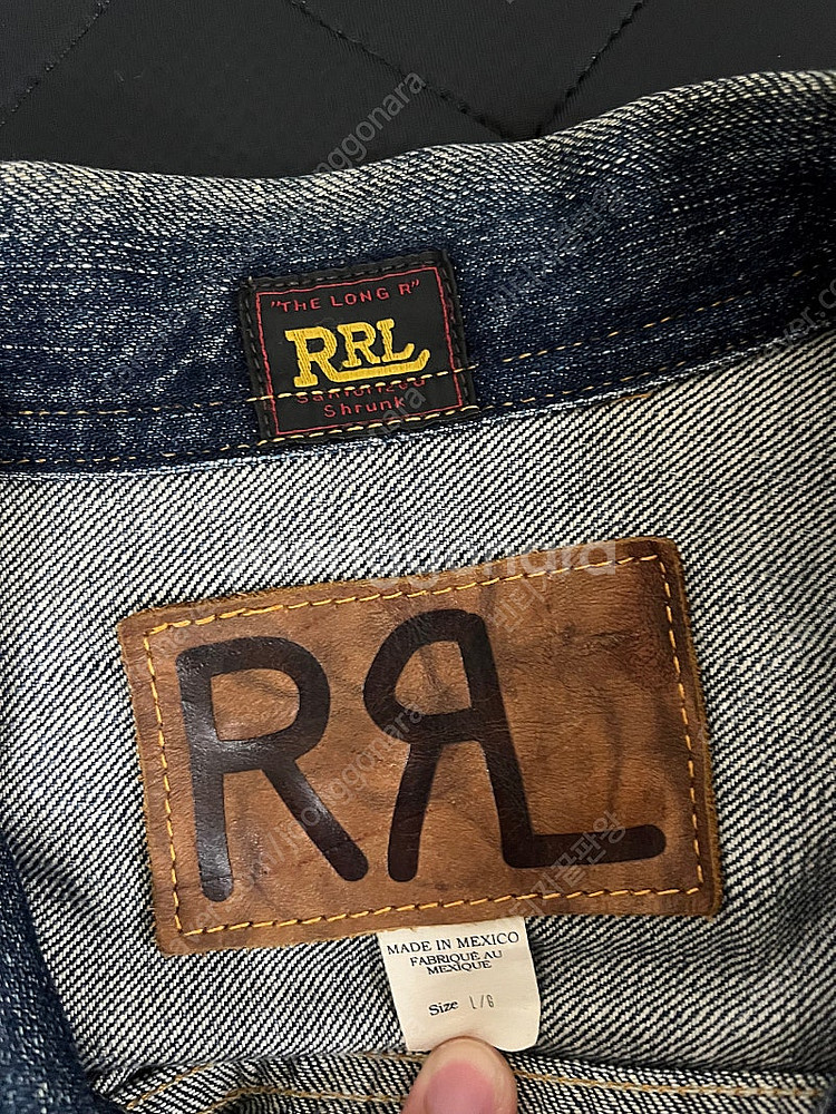 RRL 더블알엘 카우보이 데님 트러커 자켓--1