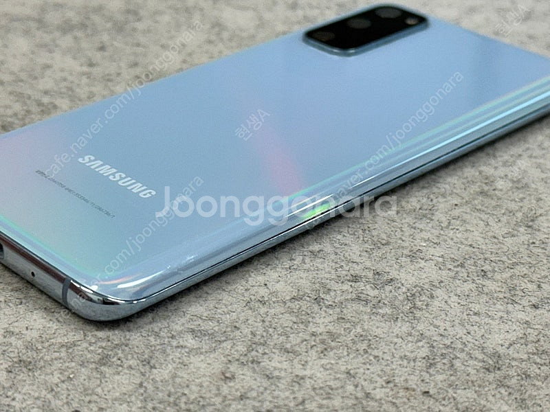 갤럭시S20 블루색상 128용량 미파손 깨끗한 단말기 검수완료 11만 판매해요--6
