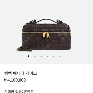 보테가베네타 뱅뱅 베니티백