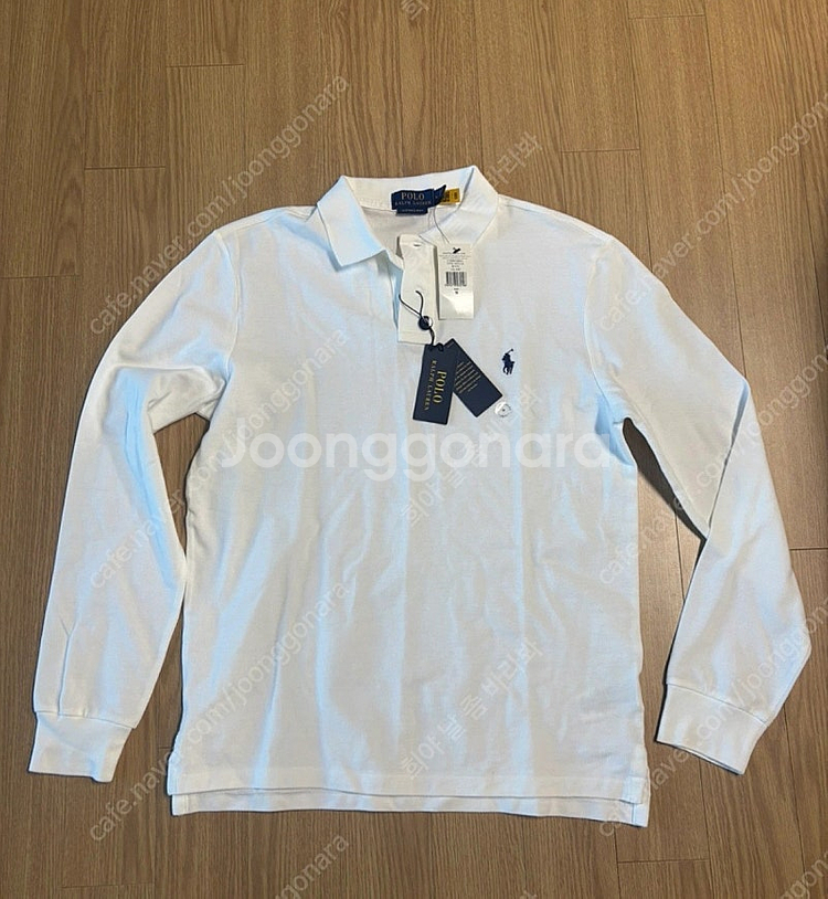 폴로 랄프로렌 카라티 흰색 M사이즈(새상품)--2