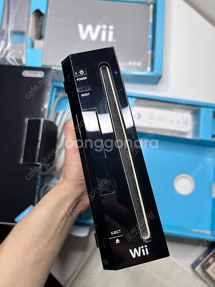 닌텐도 wii 블랙 일본판 박스셋 + 소닉과 비밀의링 ...--0