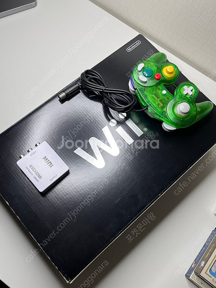 닌텐도 wii 블랙 일본판 박스셋 + 소닉과 비밀의링 ...--3
