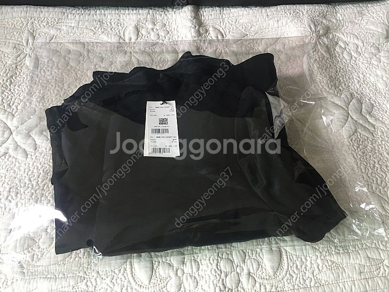 (새상품)(미착용)(선물용)(정품) 블랙 원피스--0