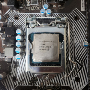 인텔 i3 7100 cpu MSI H110m pro-VD PLUS 메인보드