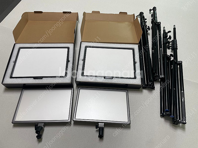 방송 장비 조명 스탠드 개인방송 용품 싸게 판매합니다.--0