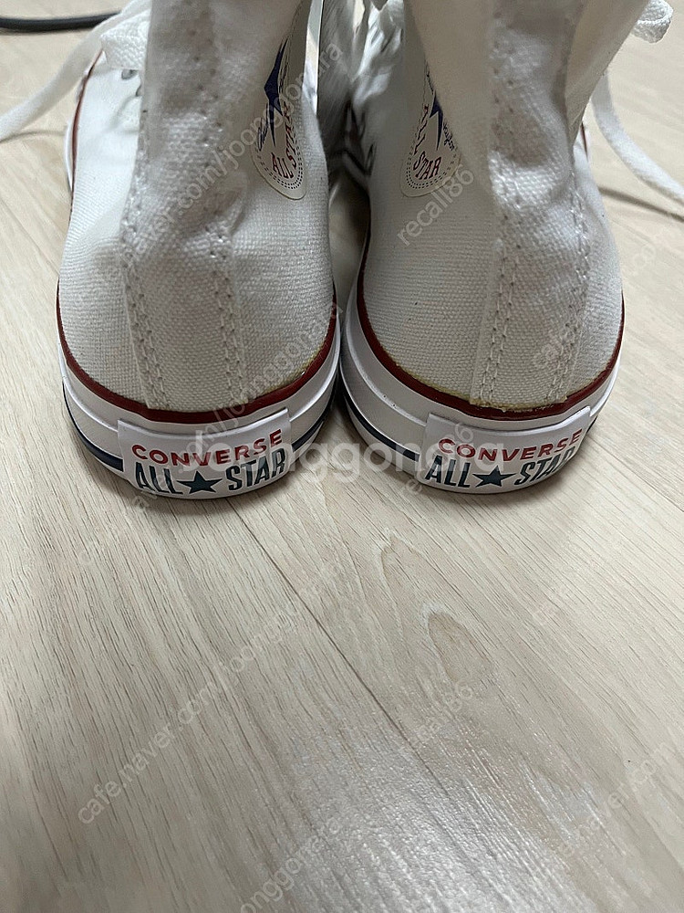 컨버스 척테일러 하이 흰색 240mm 새상품--1