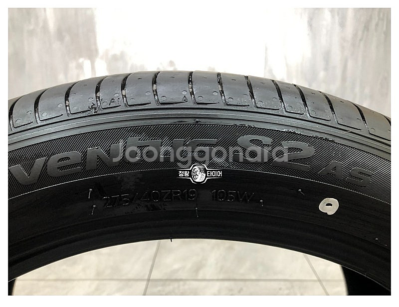 중고타이어 한국타이어 벤투스 S2AS 275/40R19...--3