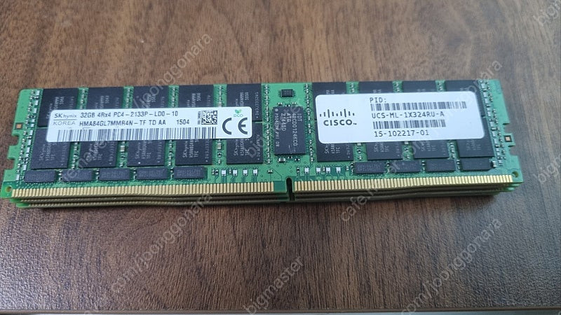 서버용 램 하이닉스 ddr4 pc-2133p-LLD0-10 32gb 팝니다--0