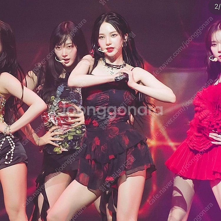 [카리나 착용] 엘프엘프엘프 아카이브스 로즈 탑, 스커...--0