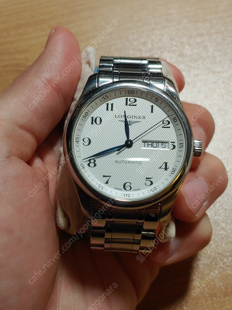 소장하던 론진 오토매틱시계 3종 (마스터콜렉션 데이데이트, 문페이즈 크로노, 쌍띠미에 크로노) 이미지