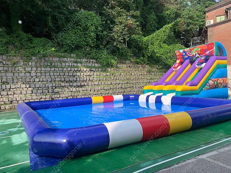 여름 물놀이 어린이집 이동식 수영장 대여 이미지