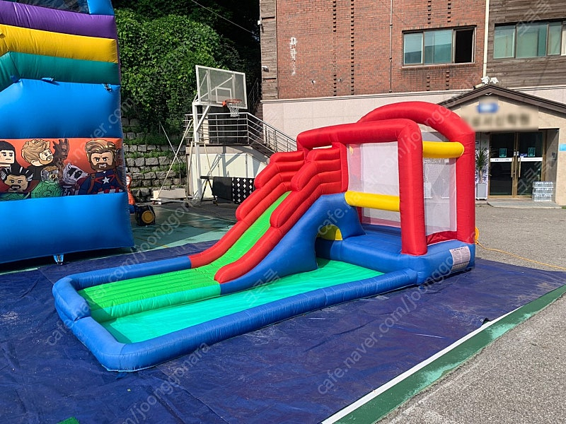 여름 물놀이 어린이집 이동식 수영장 대여 이미지