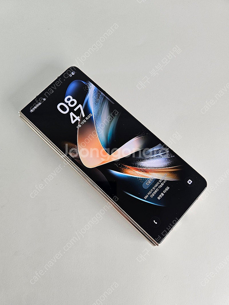 갤럭시 Z폴드4 512GB 특A급 크림 공기계 중고폰 알뜰폰 북부모바일--6