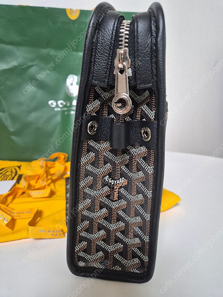 고야드 쥬방스 gm 블랙 고야드 세서미 키링 블랙--2