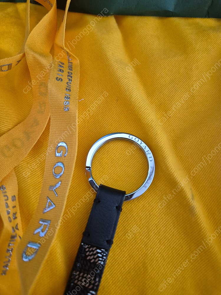 고야드 쥬방스 gm 블랙 고야드 세서미 키링 블랙--6