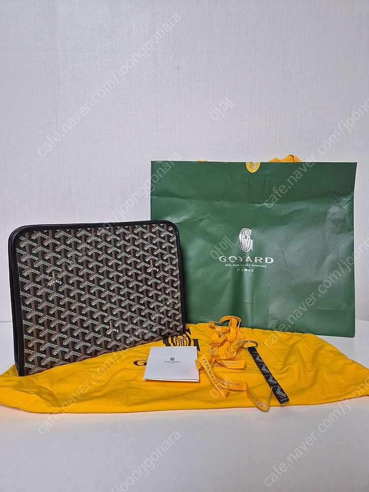 고야드 쥬방스 gm 블랙 고야드 세서미 키링 블랙--7