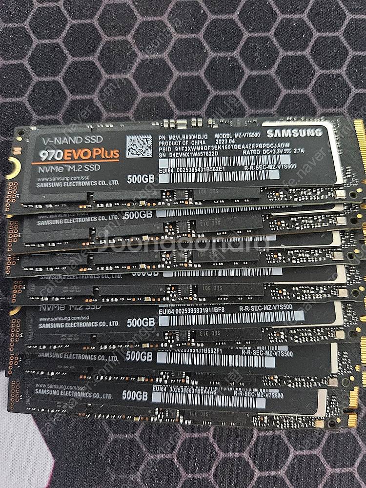 삼성 970 evo plus 500GB 판매합니다--0