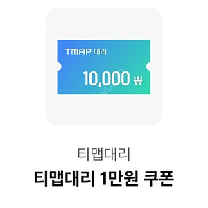 티맵대리 1만원권