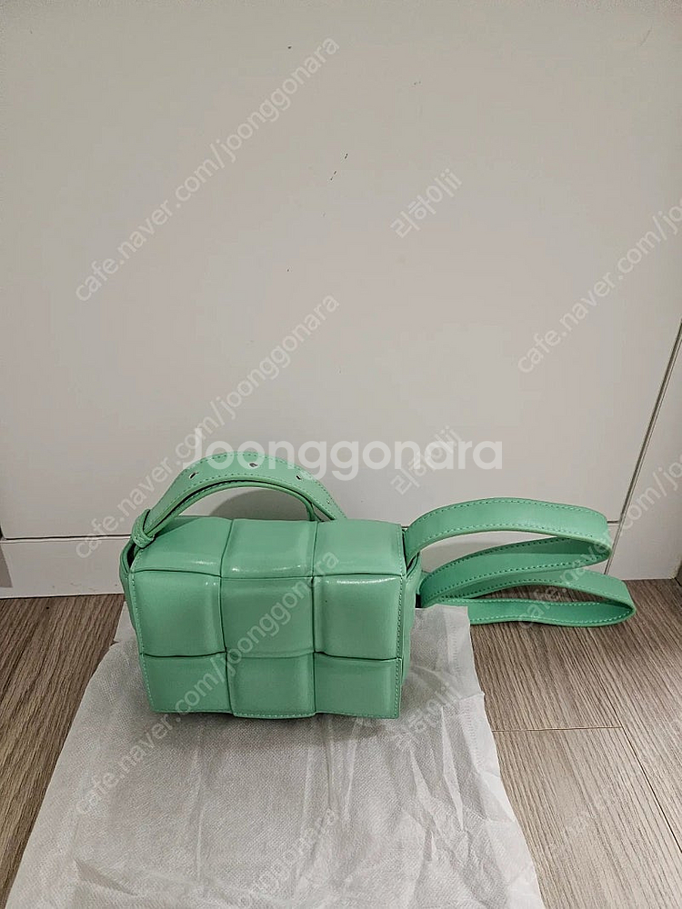 소가죽 카세트백️️ 민트...--0