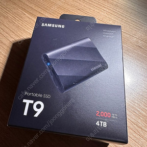 [삼성] T9 SSD 4TB(MU-PG4T0BWW)